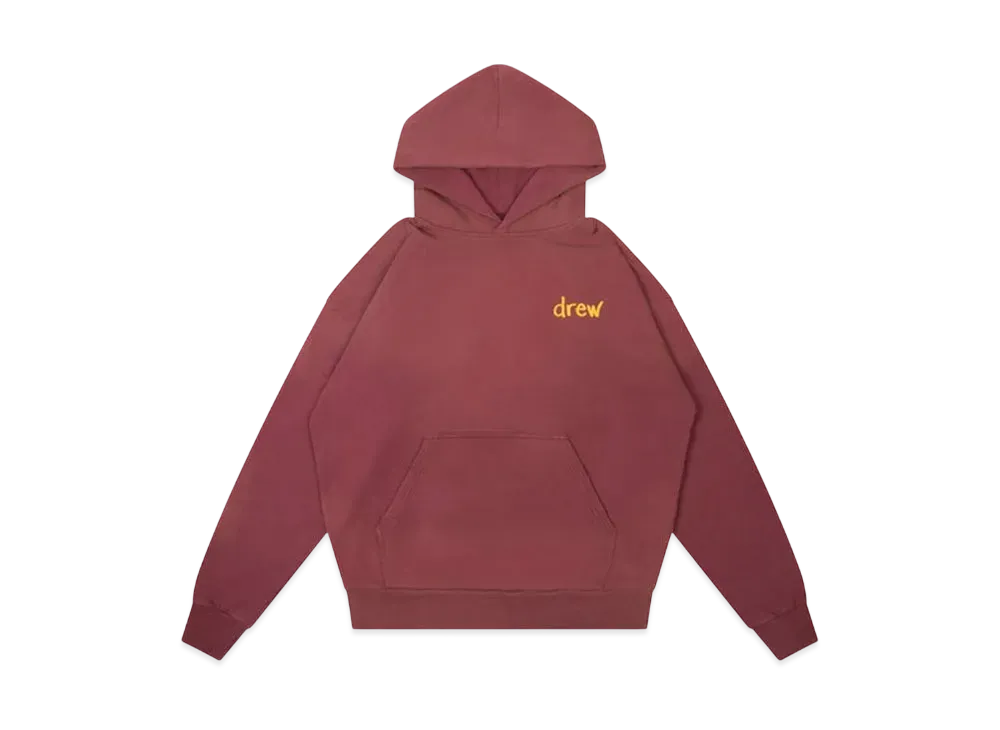 Drew House Scribble Hoodie "Faded Maroon"