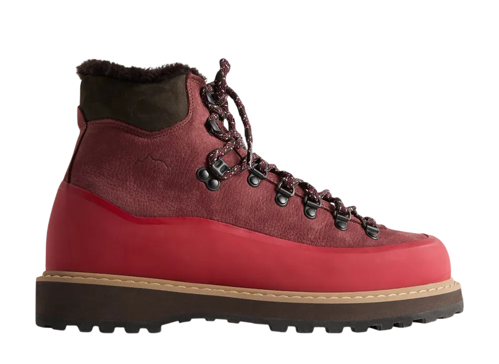 KITH x Diemme Roccia Vet Gomma Shearling "Bordeaux"