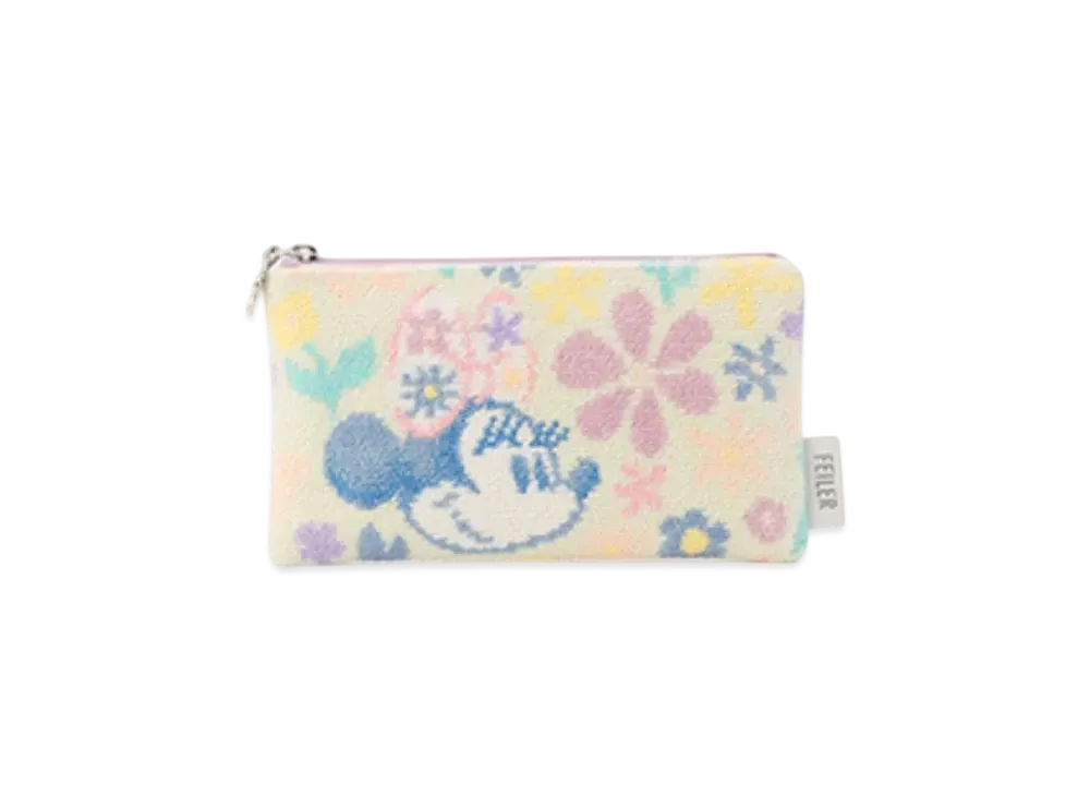 FEILER Disney Design In My Ribbon Flat Pouch "Pale Green"