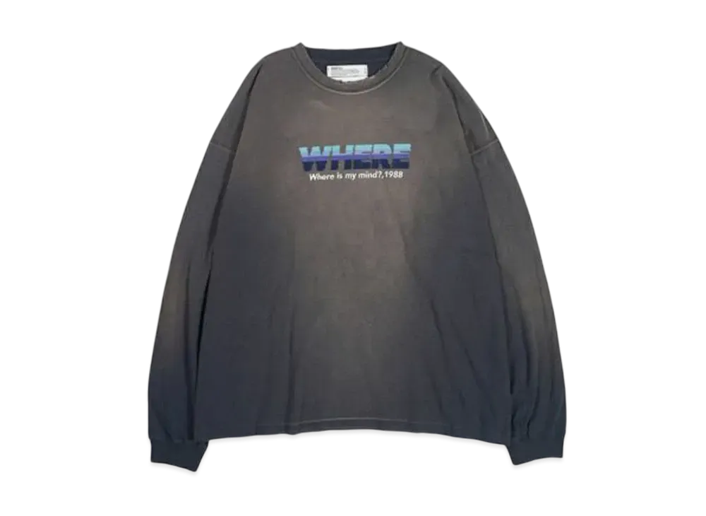 DAIRIKU Where Vintage Theme Tee "Vintage Navy"