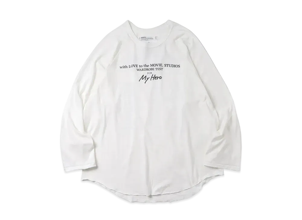 DAIRIKU Tour Big Raglan Tee "White"