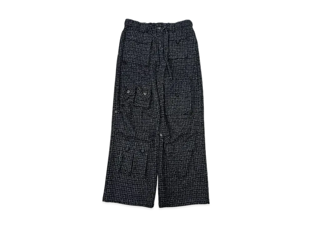 DAIRIKU Tweed PKT Cargo Pants "Black Check"