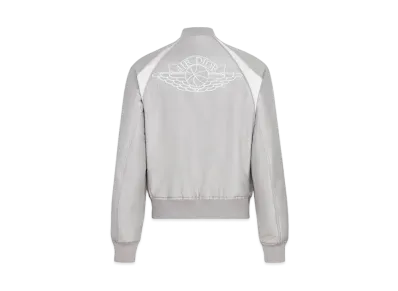 Dior x Air Jordan Wings Bomber Jacket "Gray"
