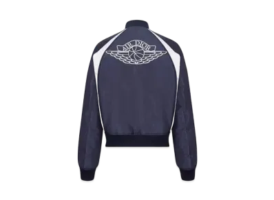 Dior x Air Jordan Wings Bomber Jacket "Navy"