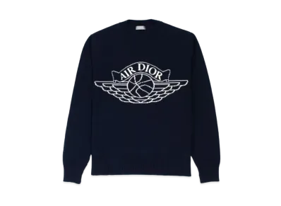 Dior x Air Jordan Wings Sweater "Navy"