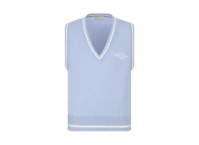 Dior x Air Jordan Sleeveless Sweater Vest "Blue"