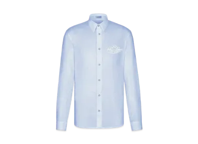 Dior x Air Jordan Wings L/S Shirt "Blue"