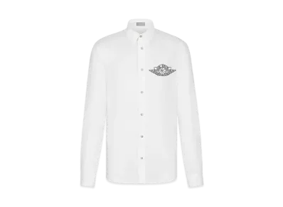 Dior x Air Jordan Wings L/S Shirt "White"
