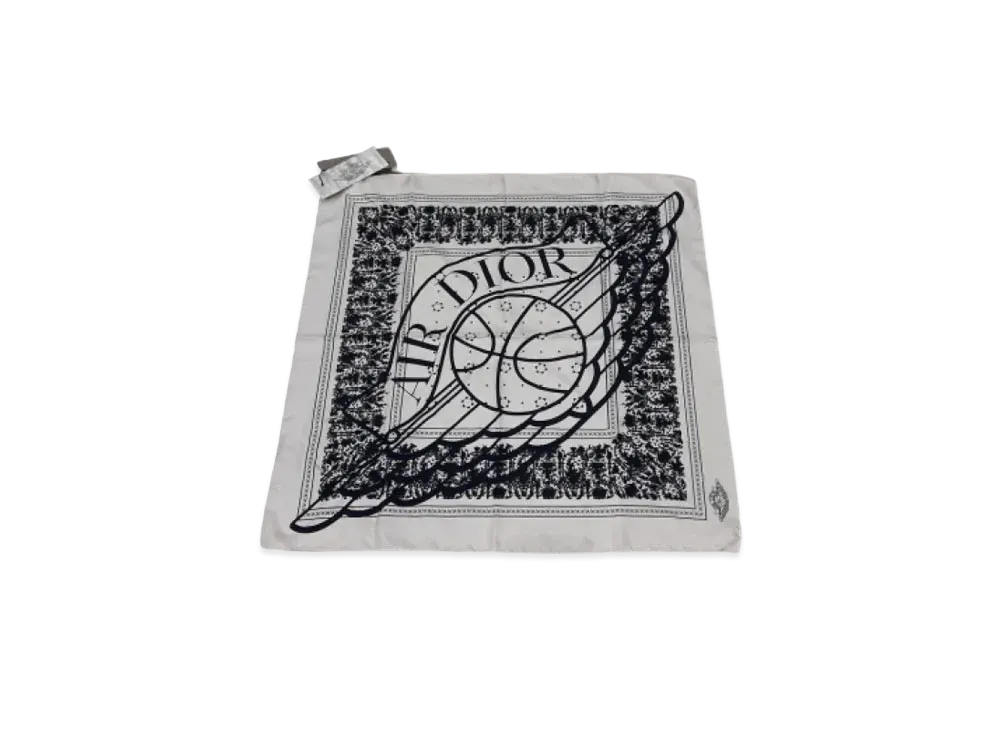 Dior x Air Jordan Wings Silk Bandana "White"
