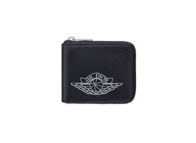 Dior x Air Jordan Wings Zip Wallet "Navy"