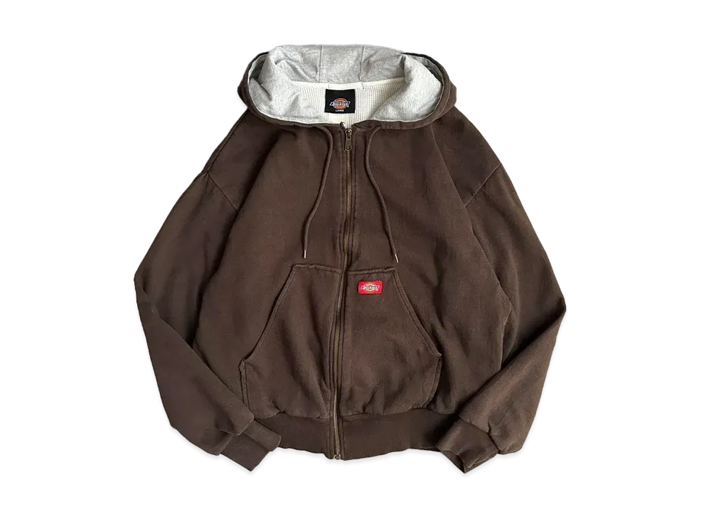 Dickies Full Zip Hoodie Double Face "Brown"