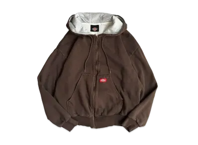 Dickies Full Zip Hoodie Double Face "Brown"