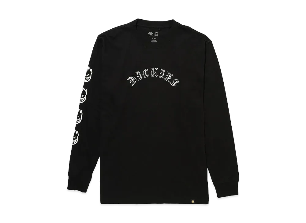 Dickies x Spitfire L/S T-Shirts "Black"