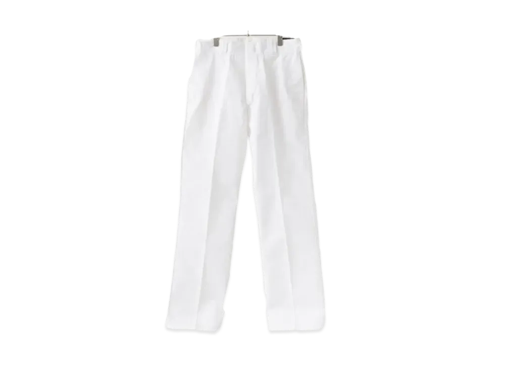 Dickies THE ORIGINAL FIT 874 TC twill center press skater pants "White"