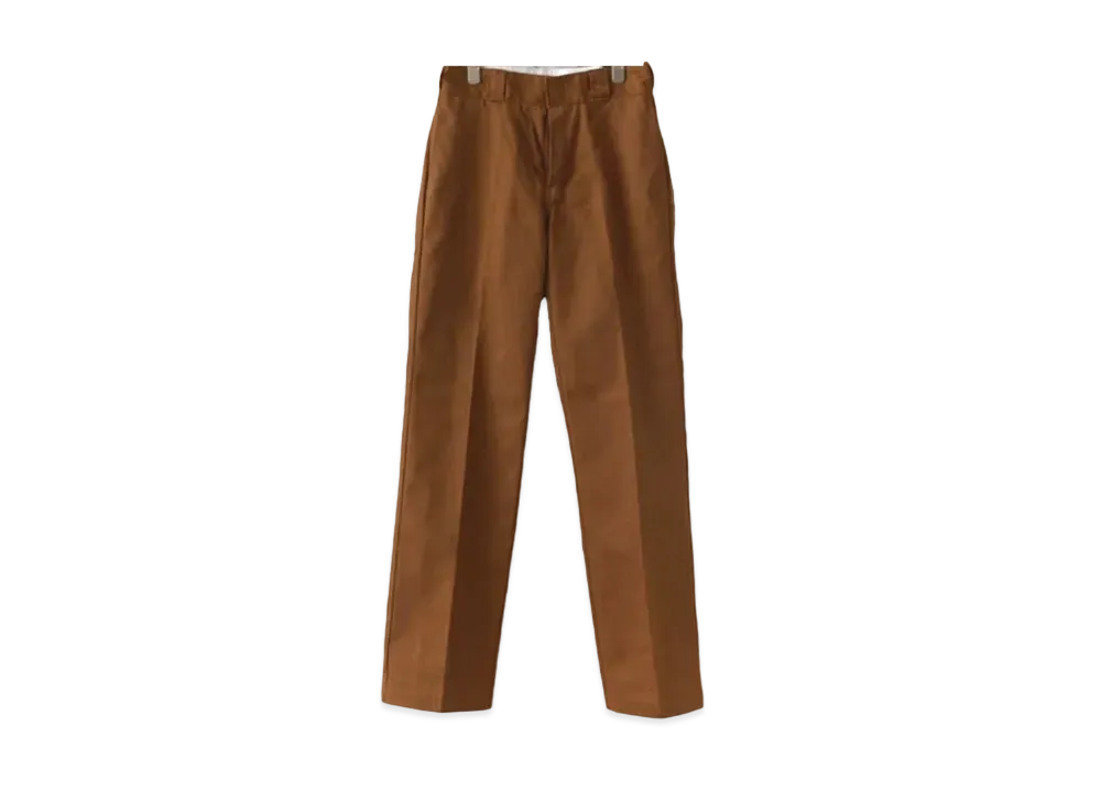 Dickies THE ORIGINAL FIT 874 TC twill center press skater pants "Light Brown"