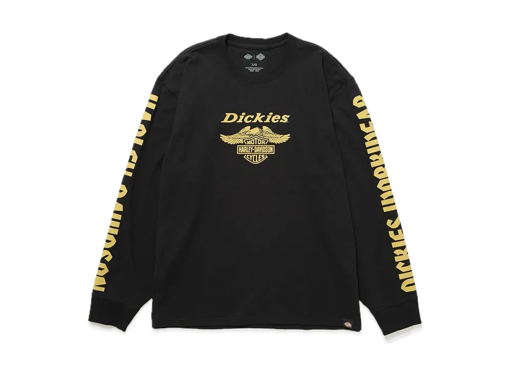 Dickies x Harley Davidson L/S T-Shirt "Black"
