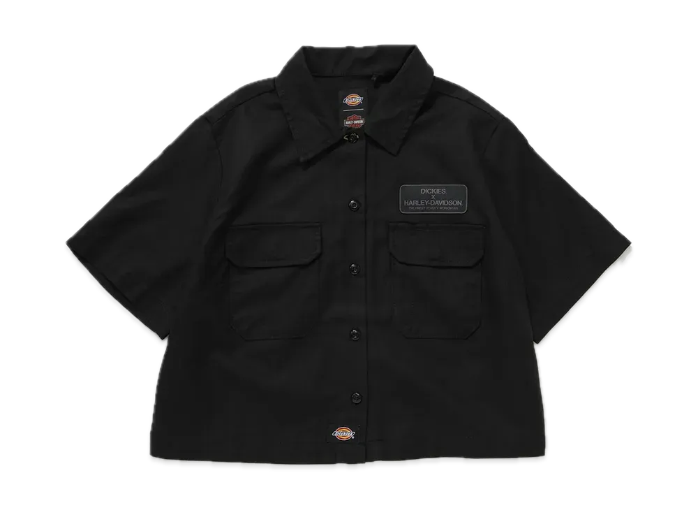 Dickies x Harley Davidson Crop Work Shirt "Black"