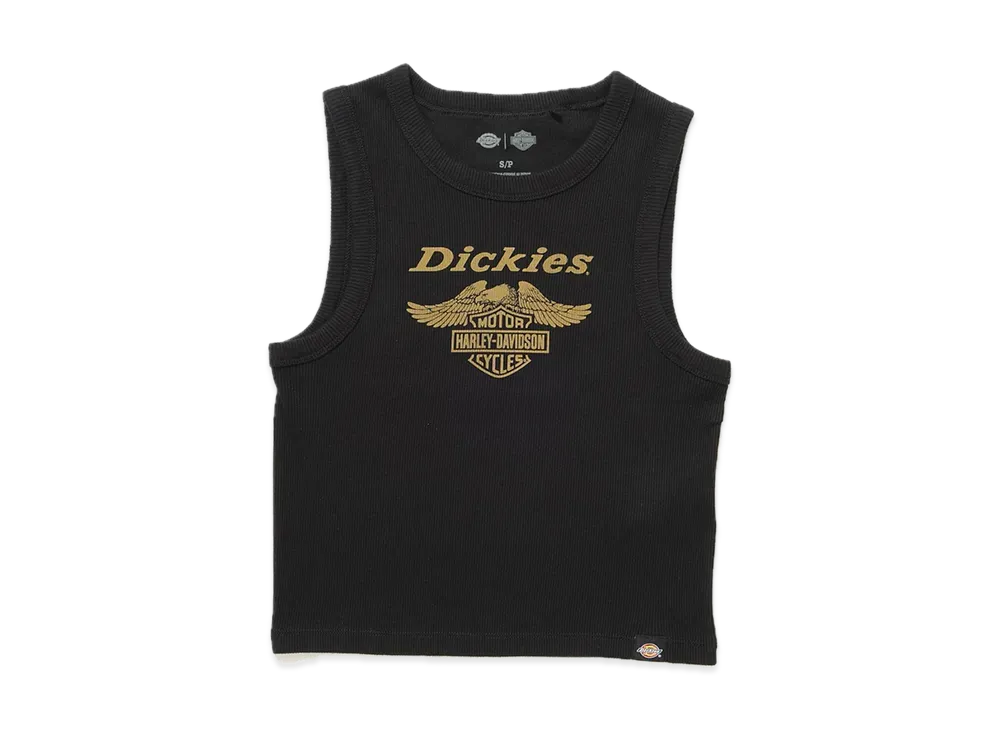 Dickies Harley-Davidson ベスト M ブラック ブラックニングベスト