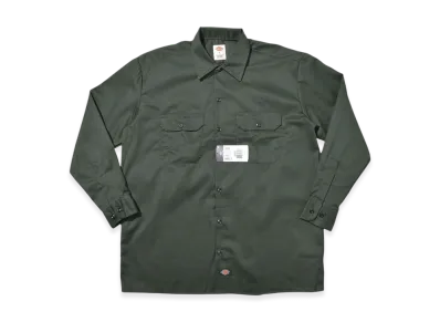 Dickies Longsleeve Work Shirt "Hunter Green"