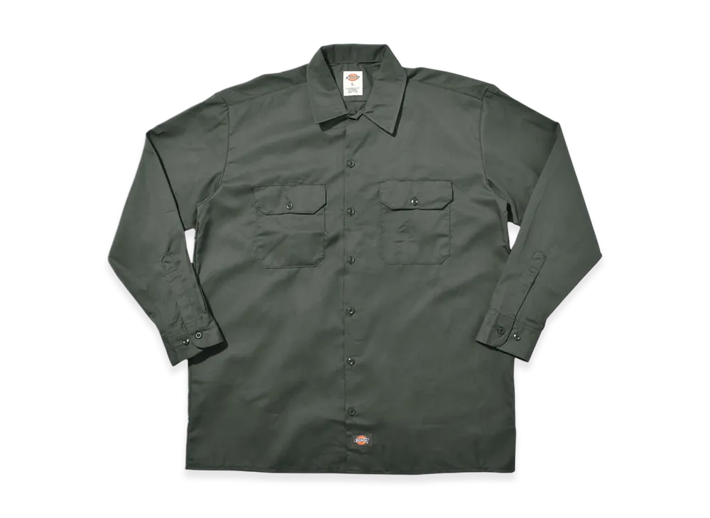 Dickies Longsleeve Work Shirt "Olive Green"