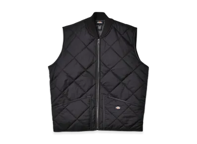 Dickies Diamond Quilted Nylon Vest "Black"