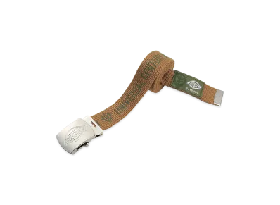 Dickies x STRICT-G Mobile Suit Gundam Webbing Belt Principality of Zeon "Khaki"