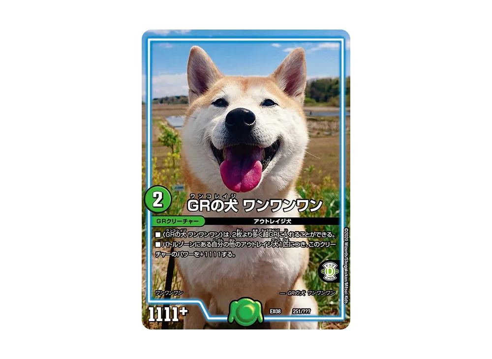 GRの犬 ワンワンワン [DMEX-08 251/???](ブラック・ボックス・パックシリーズ「謎のブラックボックスパック」)