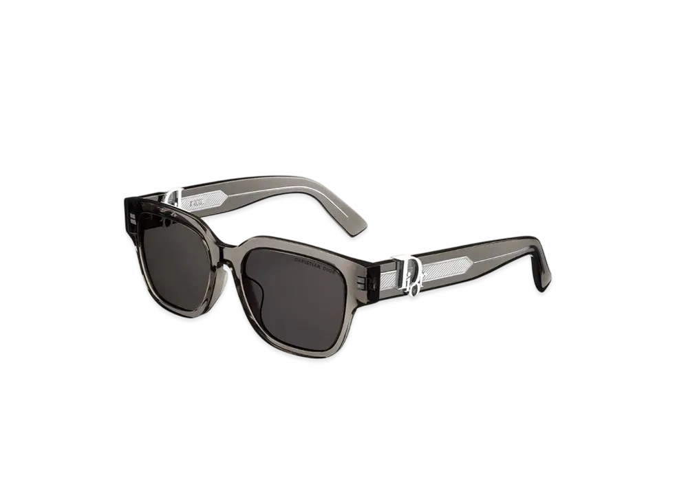 Dior x KAWS DiorOblique S2I Square Sunglasses "Transparent Black"