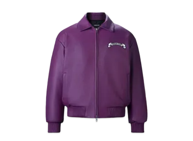 DONCARE Purple Leather Jacket "Purple"