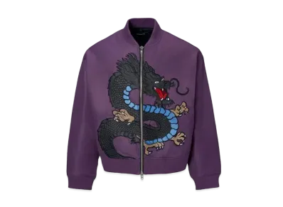 DONCARE Dragon Embroidery Nylon Jacket "Purple"