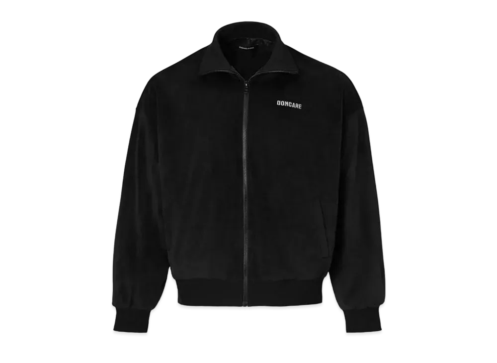 DONCARE Polyester Velour Jacket "Black"