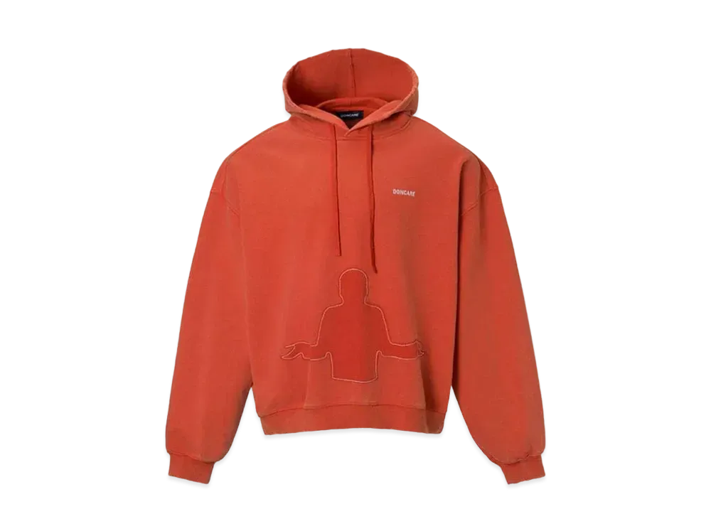DONCARE Red Logo Hoodie "Red"