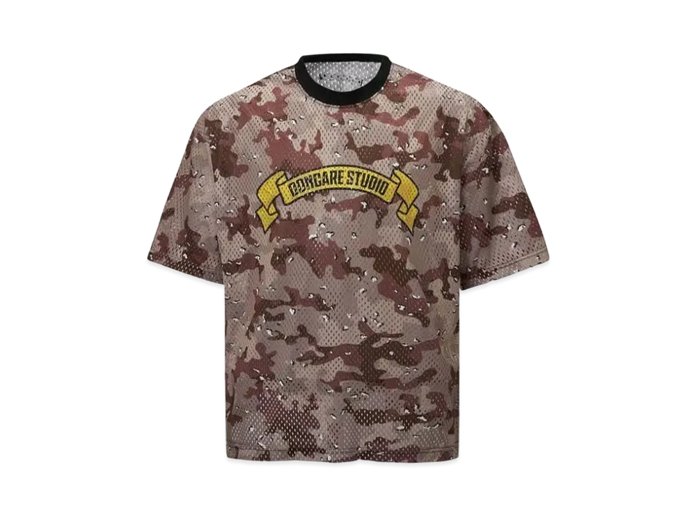 DONCARE Camo Polyester Jersey Mesh T-Shirt "Camo"