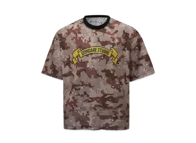 DONCARE Camo Polyester Jersey Mesh T-Shirt "Camo"