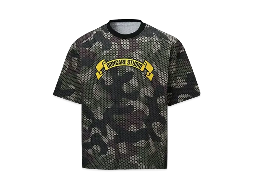 DONCARE Camo T-Shirt Cotton Pattern Printed "Khaki"