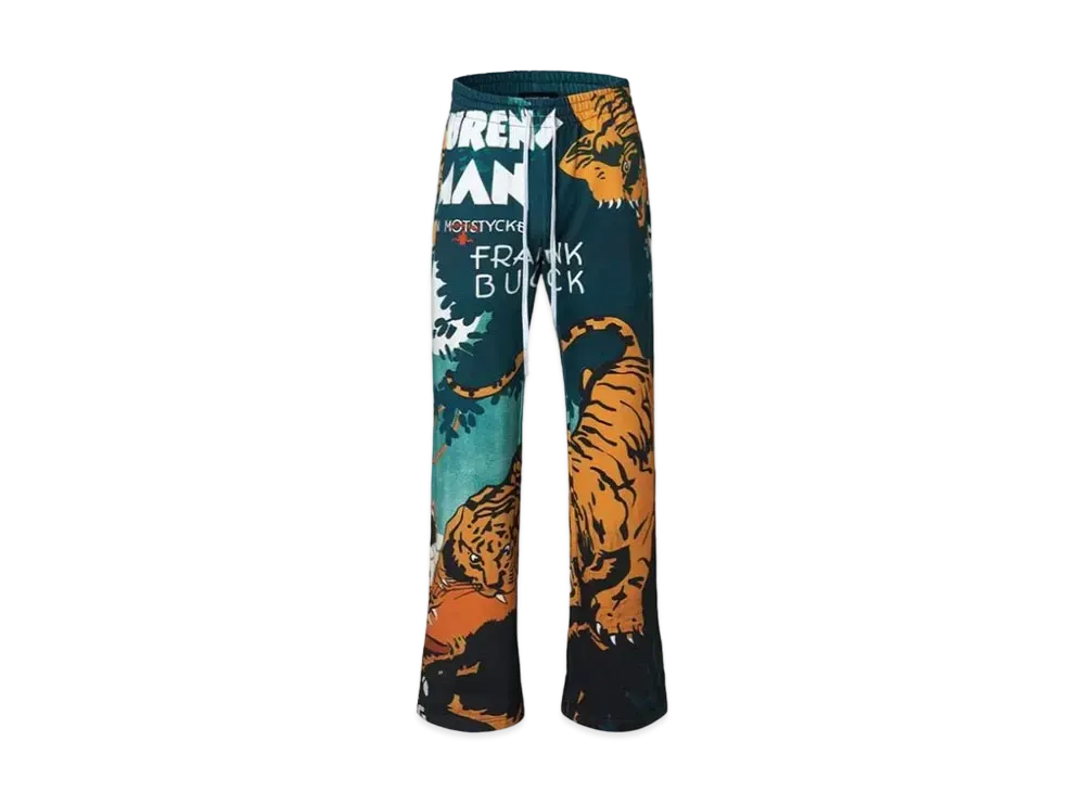 DONCARE Tiger Sweatpants Pattern Printed "Multi"