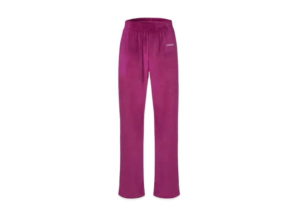 DONCARE Polyester Velour Sweatpants "Purple"