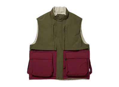 DAIWA PIER39 2023 Autumn Winter 4th Delivery Tech Logger Mountain Down Vest "Military Olive"