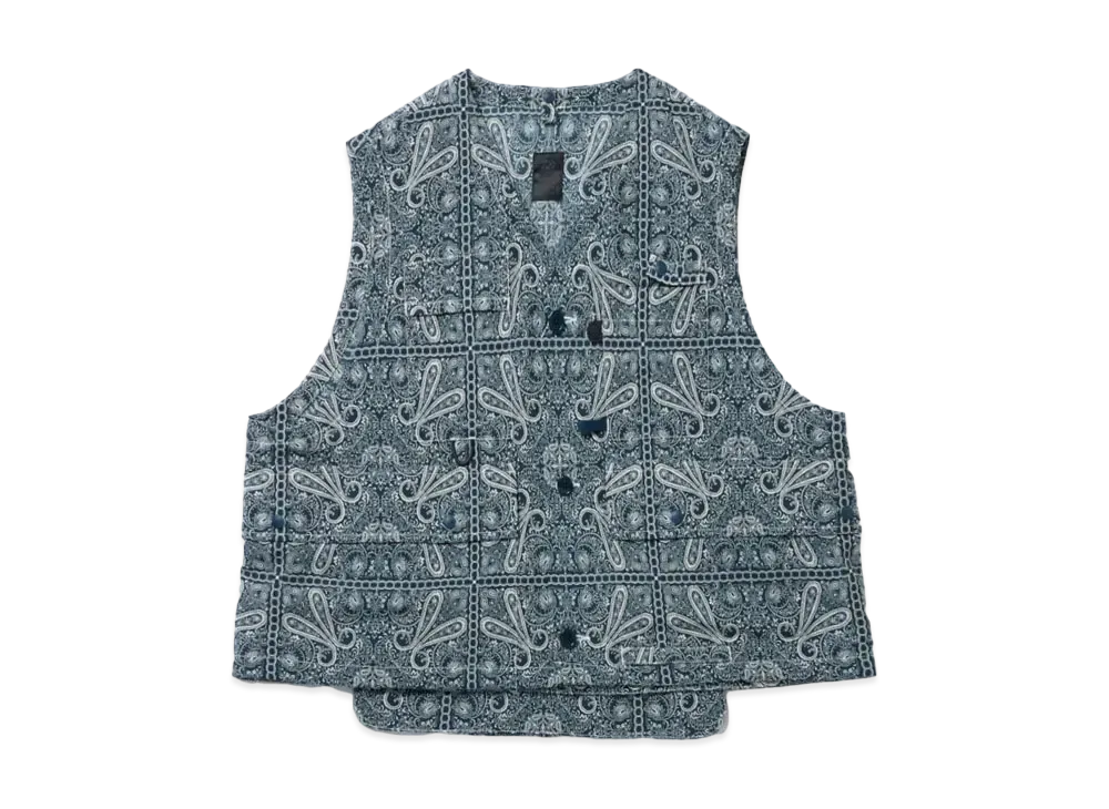 DAIWA PIER39 Tech Over Vest Paisley "Navy"