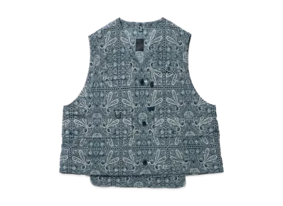 DAIWA PIER39 Tech Over Vest Paisley "Navy"