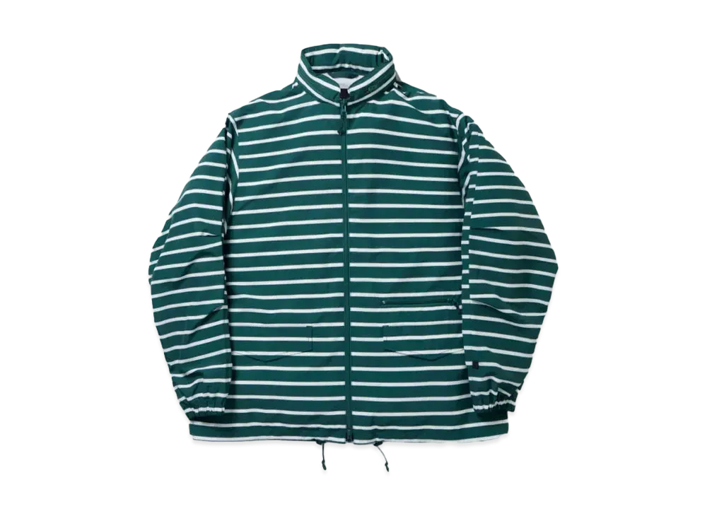 DAIWA PIER39 Tech Sailing Jacket "White x Green Border"