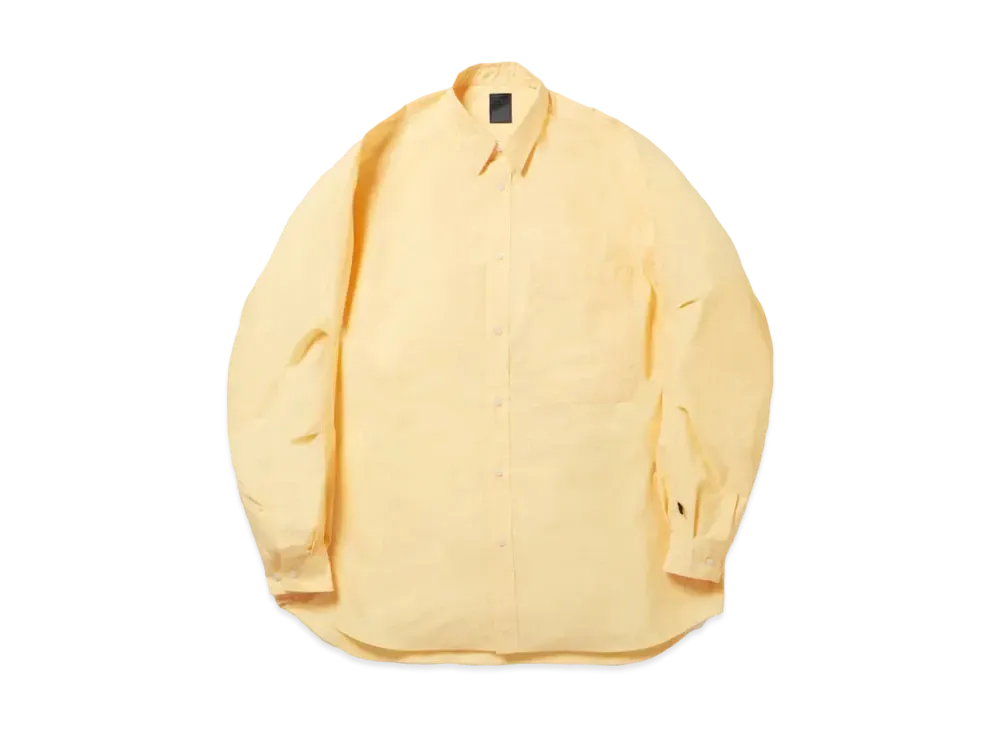 DAIWA PIER39 Tech Regular Collar Shirts L/S Solid "Yellow"