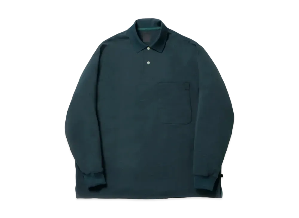 DAIWA PIER39 Tech Polo Shirts L/S "Green"