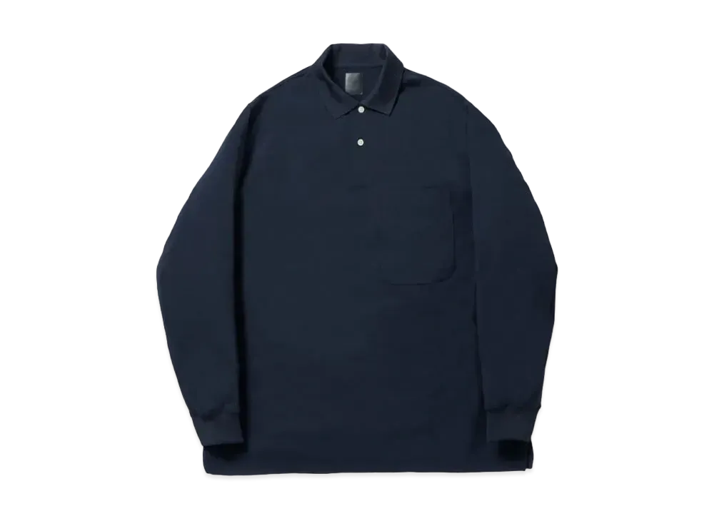 DAIWA PIER39 Tech Polo Shirts L/S "Midnavy"