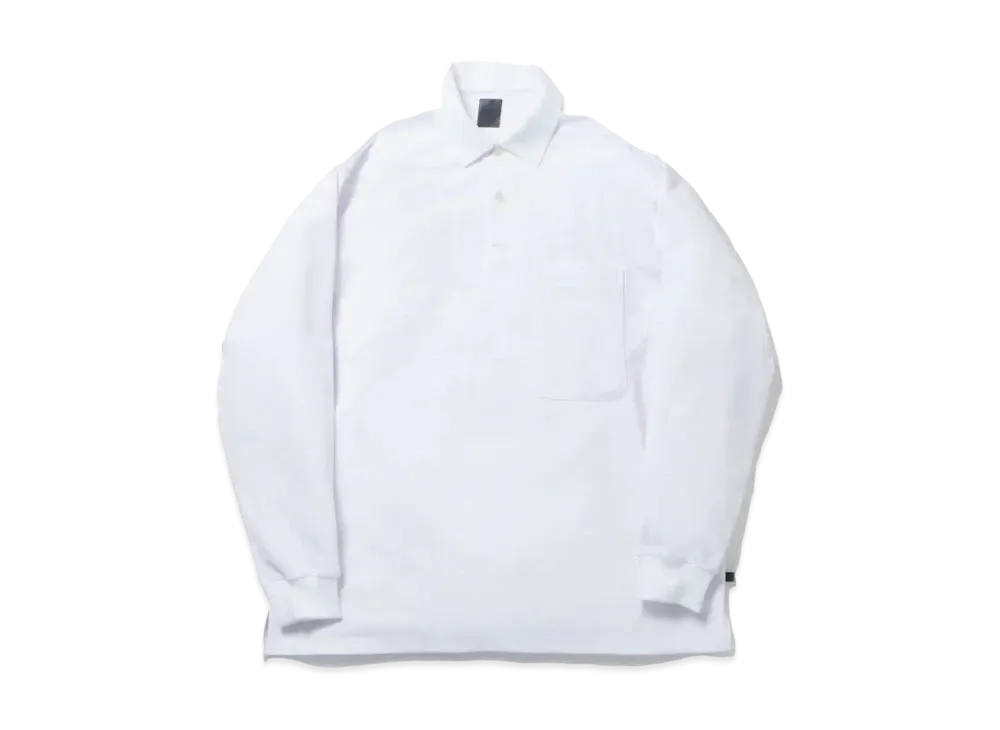 DAIWA PIER39 Tech Polo Shirts L/S "White"