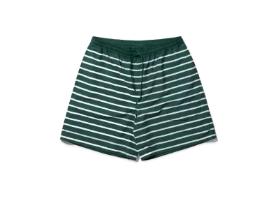 DAIWA PIER39 Tech Reversible Sailing Shorts "White x Green Border"
