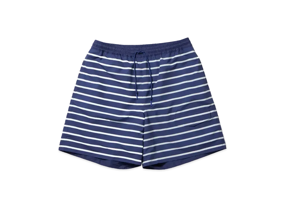 DAIWA PIER39 Tech Reversible Sailing Shorts "White x Blue Border"
