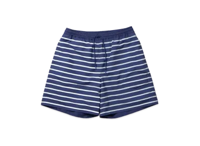 DAIWA PIER39 Tech Reversible Sailing Shorts "White x Blue Border"