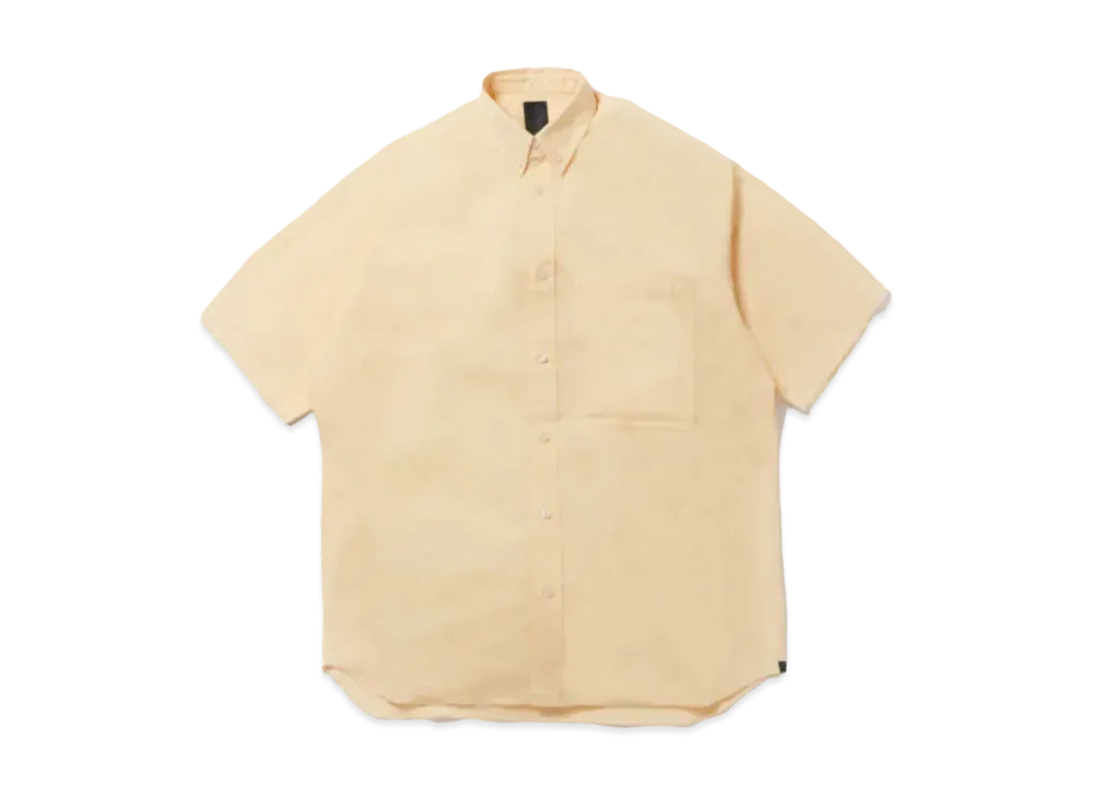 DAIWA PIER39 Tech Button Down Shirts S/S OX "Yellow"