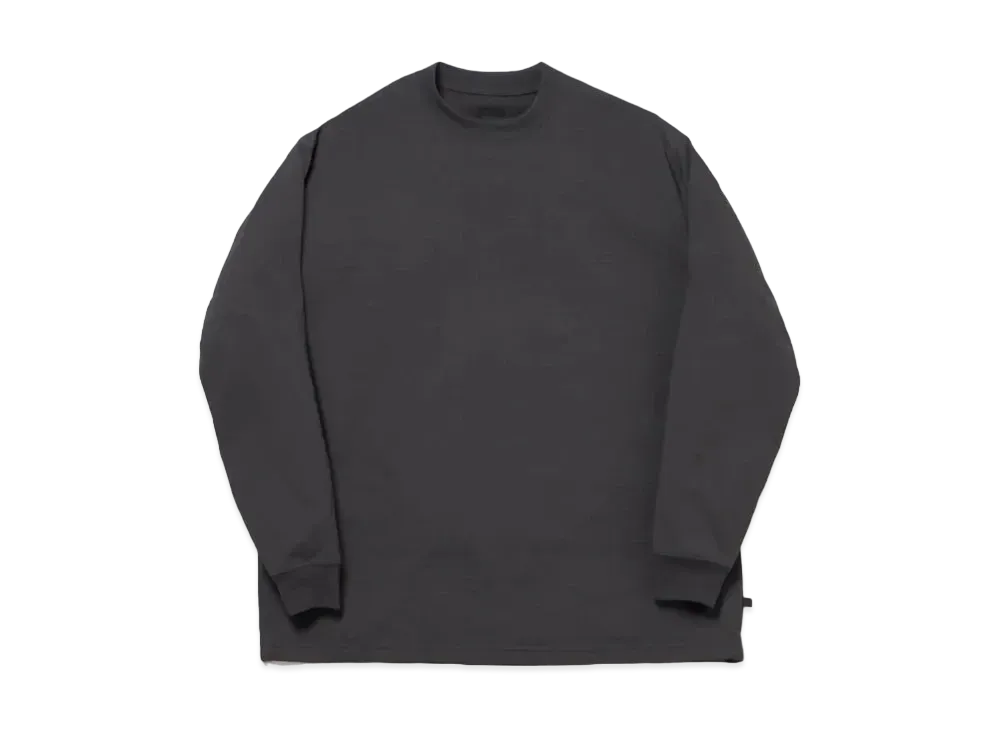 DAIWA PIER39 Tech Crew Neck Tee L/S "Charcoal"